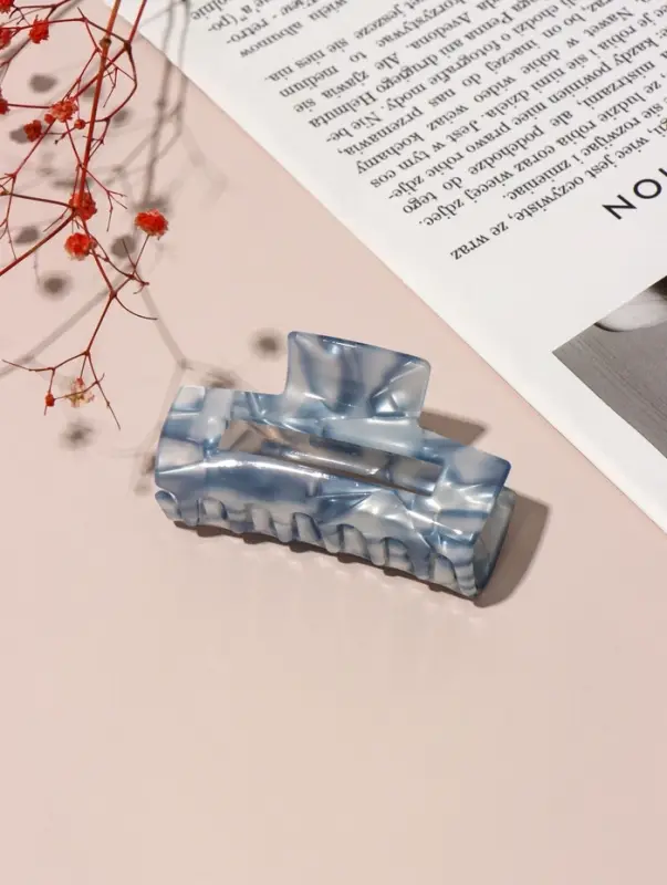 Краб для волос "Линда" прямой, 8х3,5 см, микс