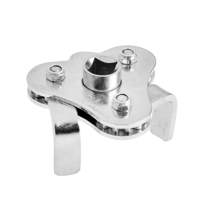 Съемник масляного фильтра ТУНДРА, плоские зажимы, тип  Съемник масляного фильтра ТУНДРА, плоские зажимы, тип "краб", под квадрат 1/2", 54 - 116 мм   928187