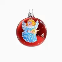 Ёлочные шары &laquo;Рождественские&raquo;, d=6 см, набор 5 шт., МИКС