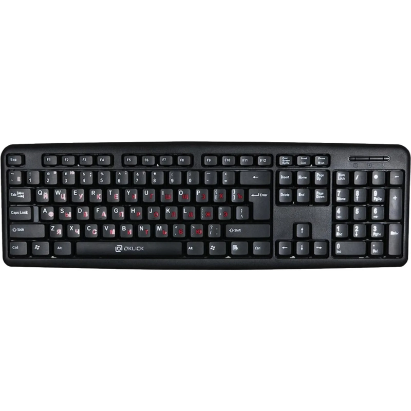 Клавиатура Oklick 90M черный USB