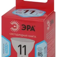 Лампа светодиодная LED 11 Вт 880Лм 4000К софит нейтральный GU10 220-240В LED MR16-11W-840-GU10 Red Line