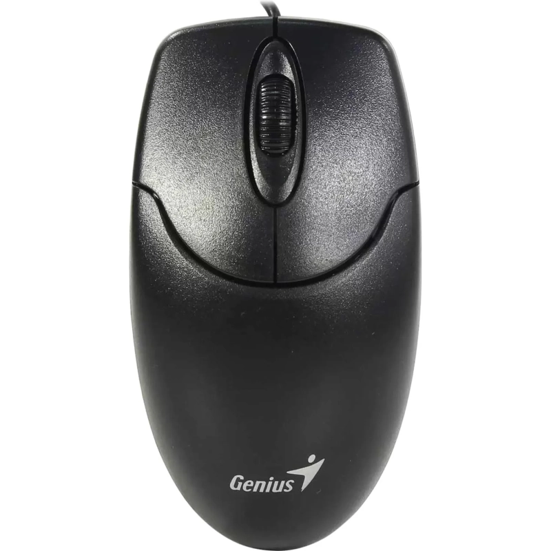 Мышь компьютерная Genius NetScroll 120 V2, 1000 DPI, кабель 1.5 м, черный