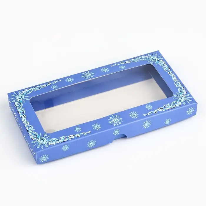 Коробка для шоколада «Снежная сказка», с окном, 16.4 х 8.4 х 1.7 см Коробка для шоколада «Снежная сказка», с окном, 16.4 х 8.4 х 1.7 см