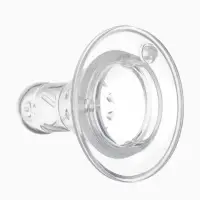 Бутылочка для кормления M&B, классическое горло, с ручками, от 3 мес., 250 мл., голубой МИКС