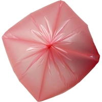 Мешки для мусора ПНД 60л 10мкм 20шт/рул красный 58х68см_СПБ