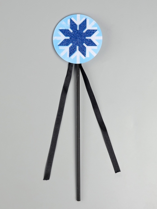 Карнавальный костюм  Карнавальный костюм "Снежная принцесса" рост 104-134 см, платье, чокер, корона, палочка