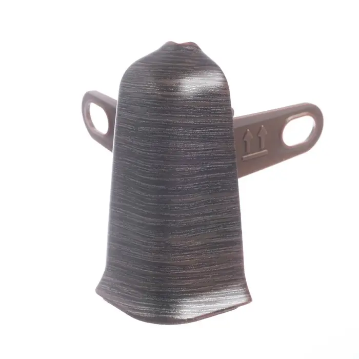 Угол наружный (внешний) «Деконика», с крепежом для плинтуса, 55 мм, 303 венге темный Угол наружный (внешний) «Деконика», с крепежом для плинтуса, 55 мм, 303 венге темный