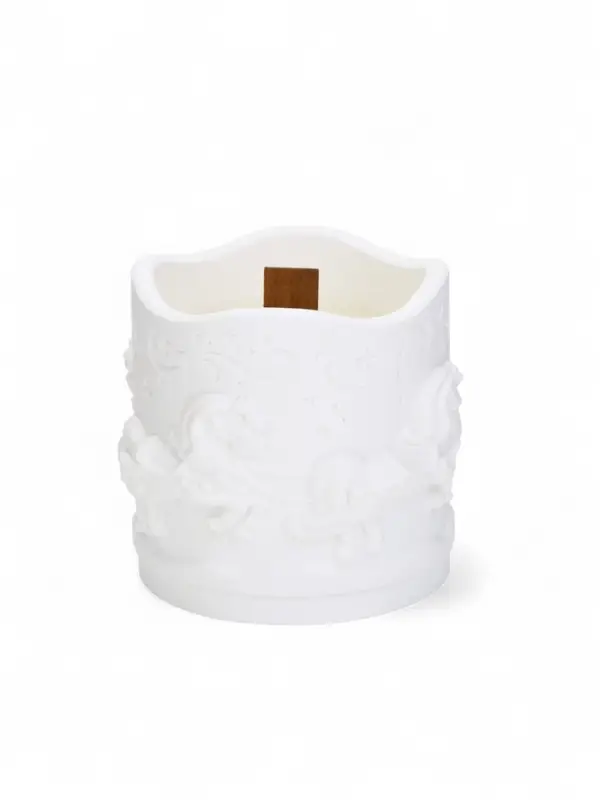 Свеча ароматическая гипс «Новый год», аромат сандал