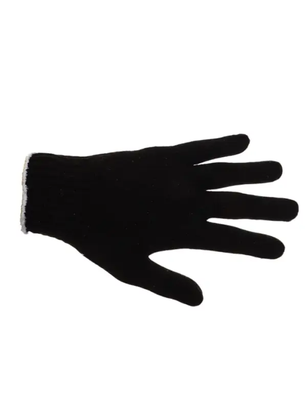 Перчатки, хб, вязка 7 класс, 6 нитей, размер 10, с ПВХ точками, чёрные, Greengo