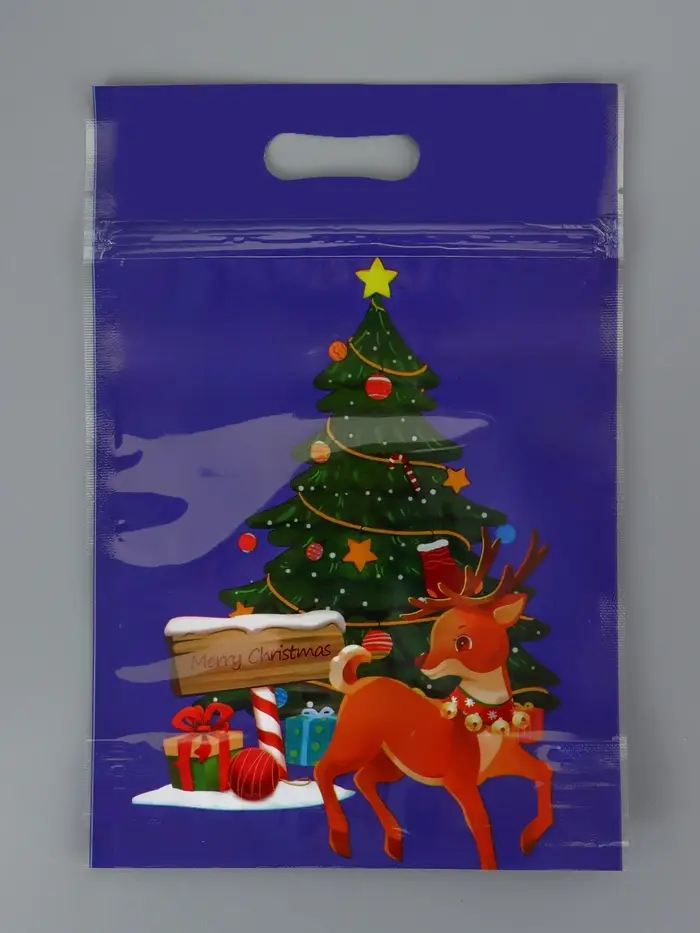 Пакет подарочный, с zip-lock застежкой, "Снеговик и его друзья", 15х22см МИКС Пакет подарочный, с zip-lock застежкой, "Снеговик и его друзья", 15х22см МИКС