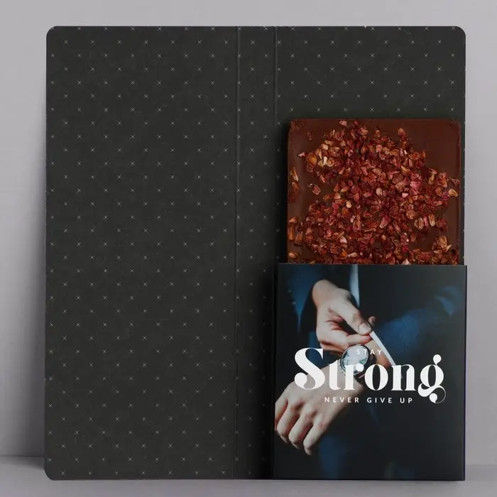 Открытка с местом для шоколадки «Best man»