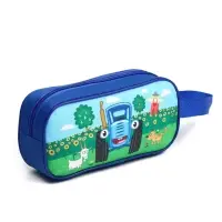 Косметичка детская на молнии 22&times;11&times;1.5 см, Синий трактор