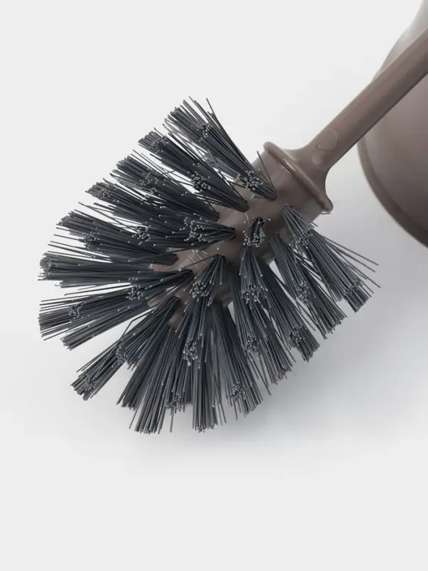 Ёршик для унитаза &laquo;Капри&raquo;, 14&times;12.5&times;37 см, с подставкой, коричневый