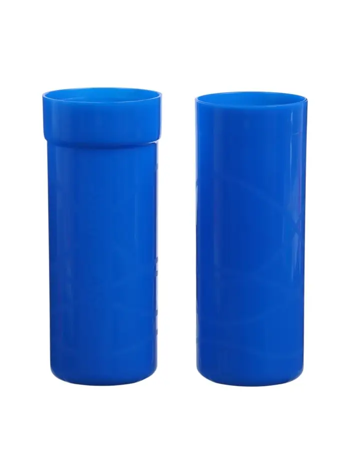 Пенал - тубус Calligrata, 40&times;195 мм, пластиковый, синий