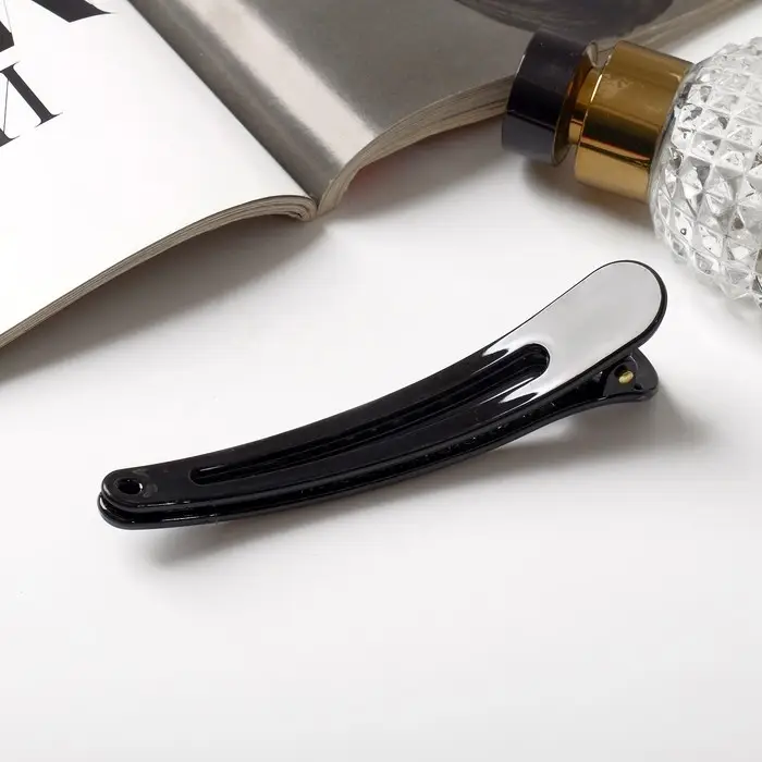 Зажим для волос «Лорен», классика, 12 см, чёрный