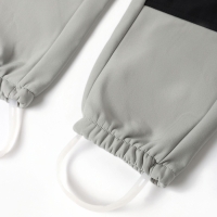 Комбинезон демисезонный для мальчиков MINAKU из Softshell на флисе, непромокаемый, серый, рост 110 см