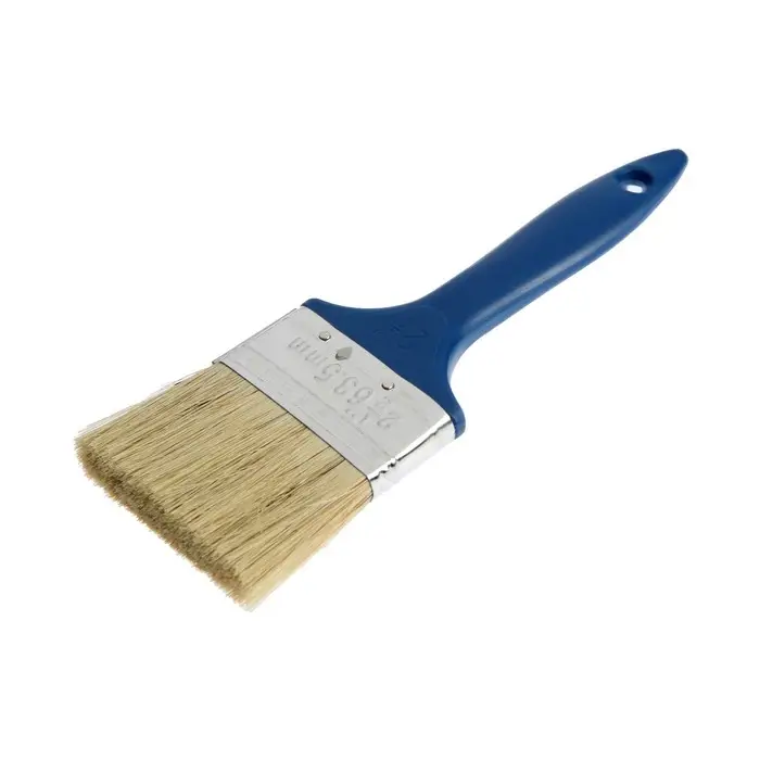 Кисть плоская ТУНДРА, смешанная щетина, пластиковая рукоятка, 2.5 Кисть плоская ТУНДРА, смешанная щетина, пластиковая рукоятка, 2.5", 63 мм