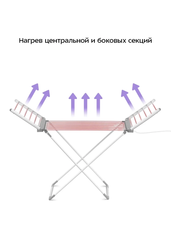 Электрическая сушилка для белья КТ-6560 - 230 Вт Электрическая сушилка для белья КТ-6560 - 230 Вт