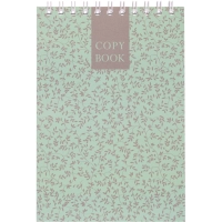 Блокнот А6,60л,точка,греб.верхн,обл.глянц.лам. Attache Fleur Мята