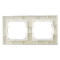 BRITE Рамка 2 поста IP44 РУ-2-БрКр-44 бежевый