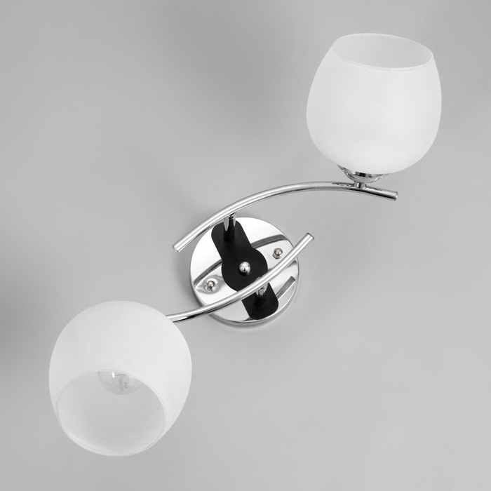 Люстра Люстра "Луис" 2xE27 40Вт хром 50x17x24см