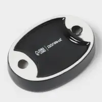 Набор аксессуаров для ванной комнаты Доляна &laquo;Марокко&raquo;, 3 предмета, мыльница, дозатор для мыла, стакан, чёрный