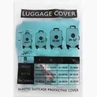 Чехол для чемодана &laquo;Море&raquo;, 20", разноцветный