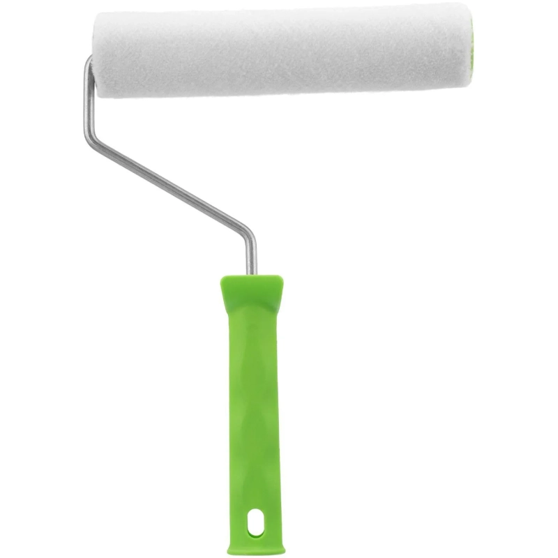 Валик 200 мм D=36 мм с ручкой 6 мм полиакрил, шерсть Велюр Сибртех 80134