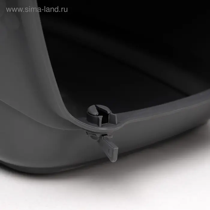 Переноска для животных до 12 кг &laquo;Пижон&raquo;, 49&times;33&times;32 см, металлическая дверь, пластик, белая, серая