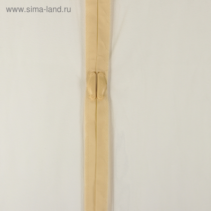 Сетка антимоскитная на магнитах для защиты от насекомых, 80×210 см, бежевая
