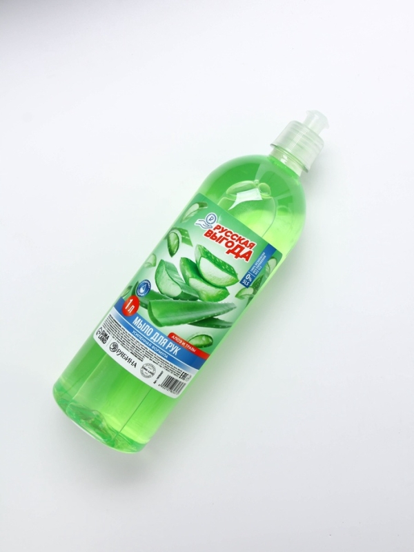 Русская Выгода Жидкое мыло алоэ и травы, 1000 мл