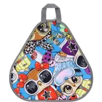 Ледянка мягкая треугольная Sova, голубой, рисунок МИКС Ледянка мягкая треугольная Sova, голубой, рисунок МИКС