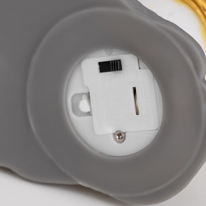 Светильник Светильник "Медвежонок у сатурна" 2Вт LED LR44 5х8х13см