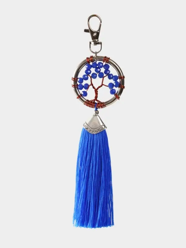 Брелок ловец снов Брелок ловец снов "Древо жизни" 19 см, цв. синий