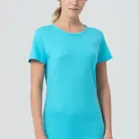 Футболка женская Miss 150, бирюзовая, размер L Футболка женская Miss 150, бирюзовая, размер L