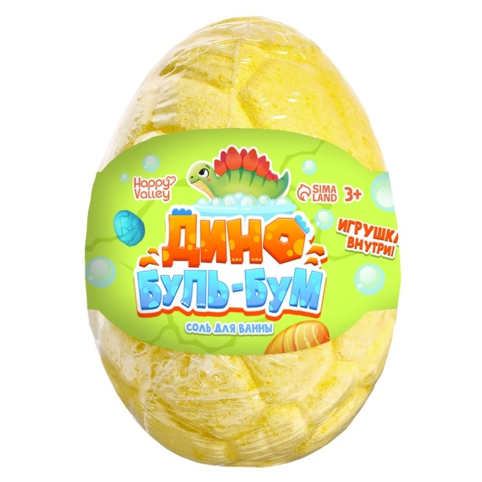 Соль для ванны с игрушкой «Дино буль-бум», МИКС Соль для ванны с игрушкой «Дино буль-бум», МИКС