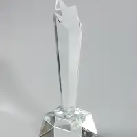 Фигура стекло &laquo;Стела наградная. Звезда - Ты можешь всё&raquo;, 6.5&times;6.5&times;23 см