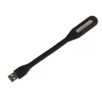 Светильник светодиодный Luazon A-05, USB, гибкий, 5 Вт, 6 диодов, чёрный
