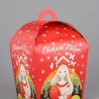 Коробка подарочная пасхальная «Красна девица», 17×17×26 см Коробка подарочная пасхальная «Красна девица», 17×17×26 см