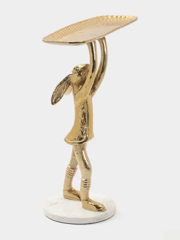 Блюдо &laquo;Зайка&raquo;, 24&times;38&times;48 см, алюминий