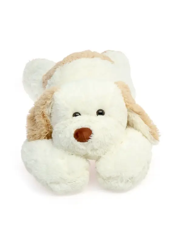 Мягкая игрушка &laquo;Собака Дружок с лентой&raquo;, цвет молочный/кофейный, 85 (111) см