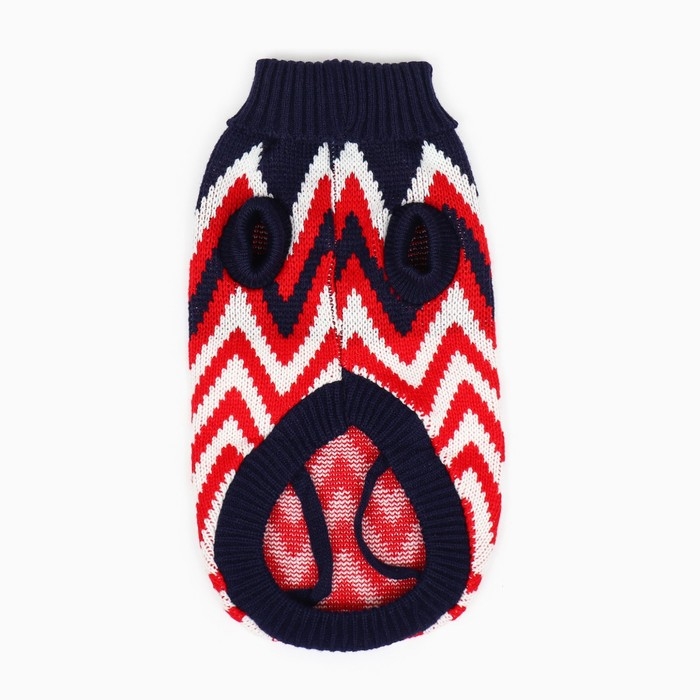 Свитер "Зиг-Заг", XL (ДС 40, ОШ 33, ОГ 50 см)