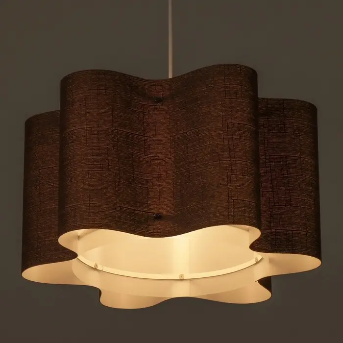 Светильник подвесной BayerLux &laquo;Лаура&raquo;, Е27 15 Вт, шоколадный, 52&times;52&times;26-126 см