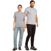 Футболка (160 г.) с кор.рукавом серый меланж (M)