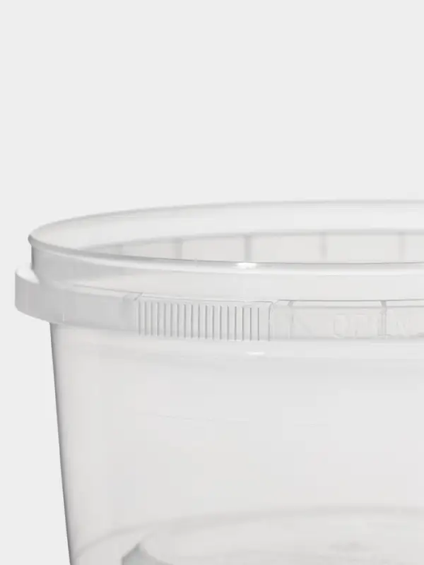 Банка под пресервы одноразовая, 485 мл, d=12 см, пластик, прозрачная