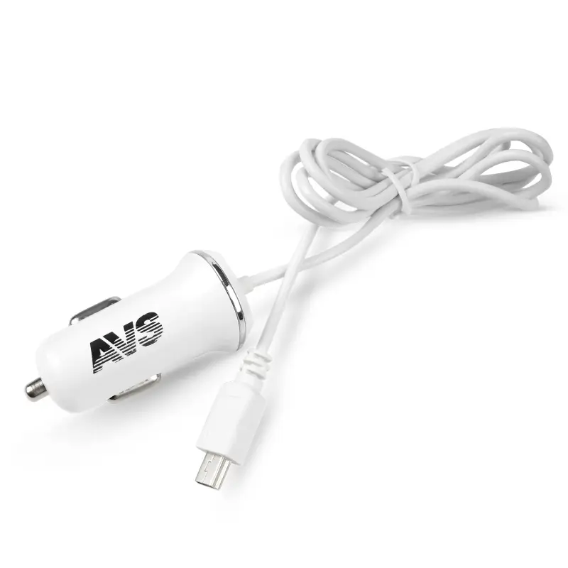 Автомобильное зарядное устройство AVS с mini USB CMN-213 (1,2А)