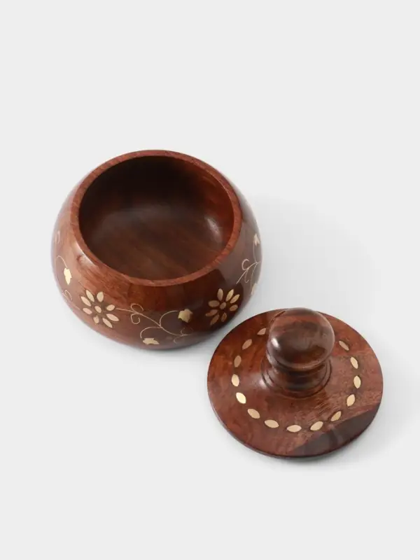 Сахарница &laquo;Ассорти&raquo;, 12&times;12&times;10 см, дерево шишам