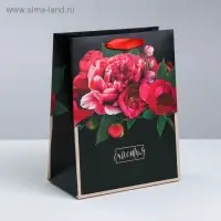 Пакет подарочный ламинированный, упаковка, «Цветочные чувства», S 12 х 15 х 5.5 см