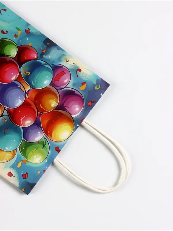 Пакет подарочный крафт «Воздушные шарики», 18×8×25 см Пакет подарочный крафт «Воздушные шарики», 18×8×25 см