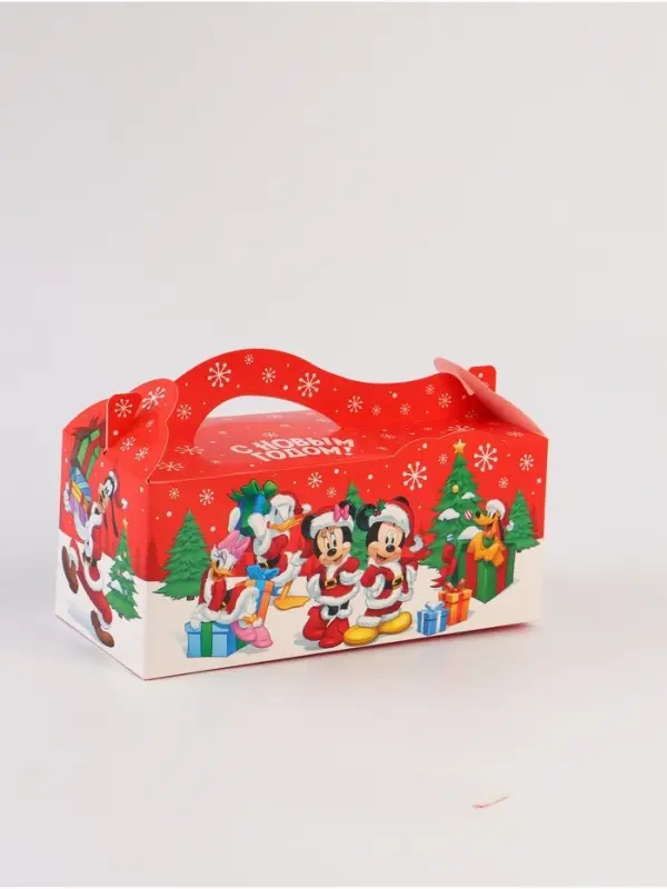 Коробка складная «Уютный Новый год», Микки Маус, 23 х 9 х 22,5 см Коробка складная «Уютный Новый год», Микки Маус, 23 х 9 х 22,5 см